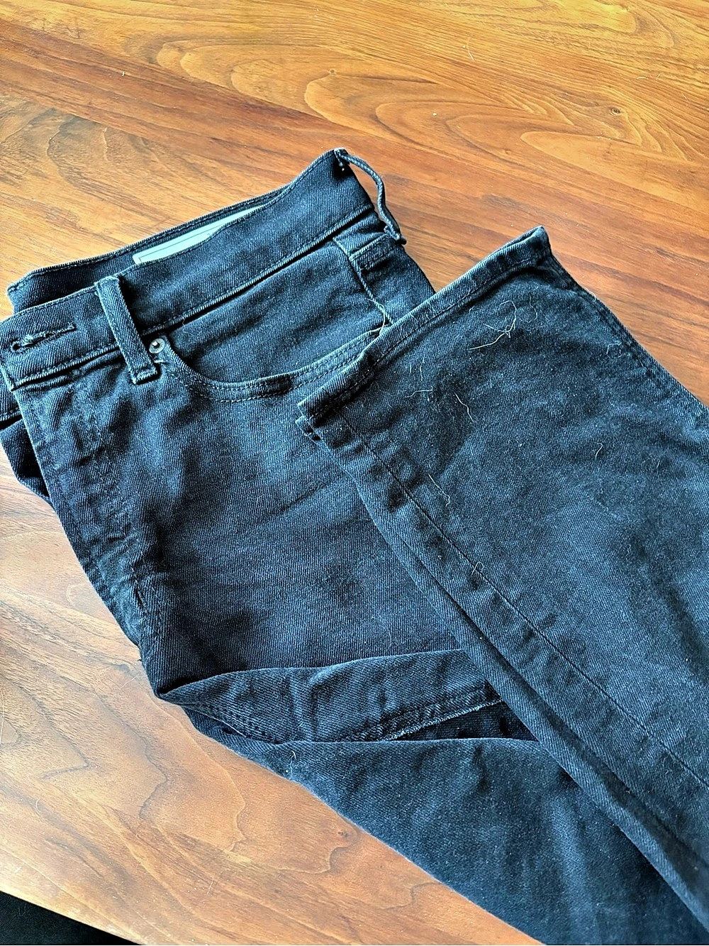 Gap High Rise Vintage Slim Jeans Black Waist 31 (12RS) - Picture 7 of 8